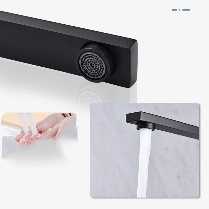 صنبور المطبخ صنبور المياه السوداء بالوعة المطبخ صنبور حوض خلاط تيار البخاخ رئيس الكروم نحى النيكل مياه الحنفية Sifang صنبور المطبخ #3