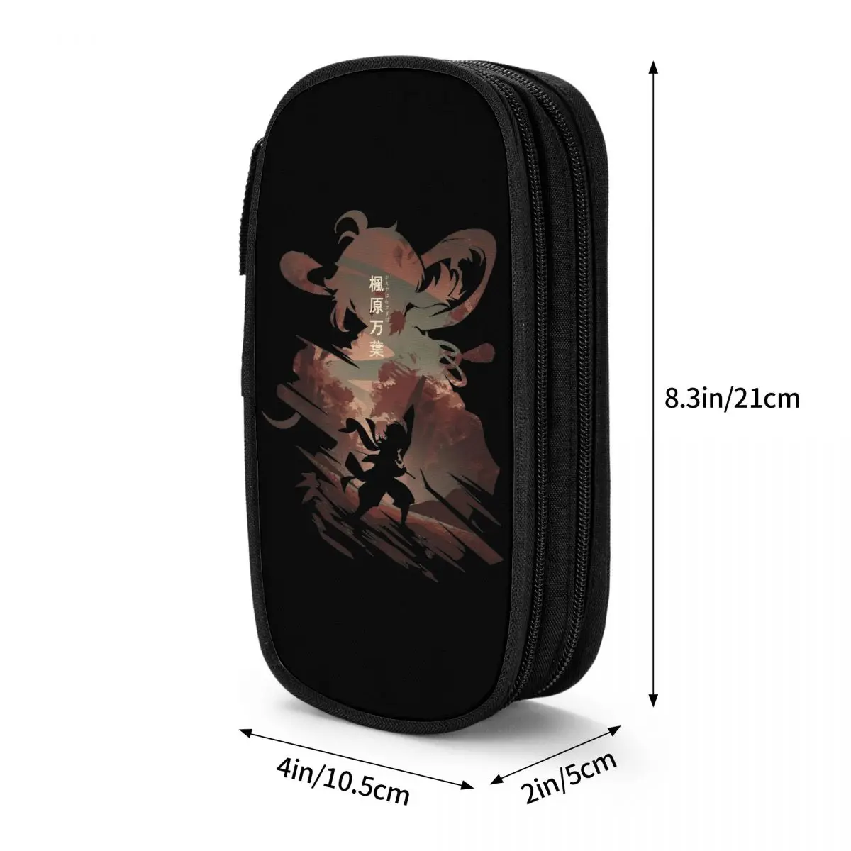 Kazuha Genshin Impact Game Fans Pencil Case games Pencilcases Pen Box for Student Big Capacity Bag School Supplies Zipper