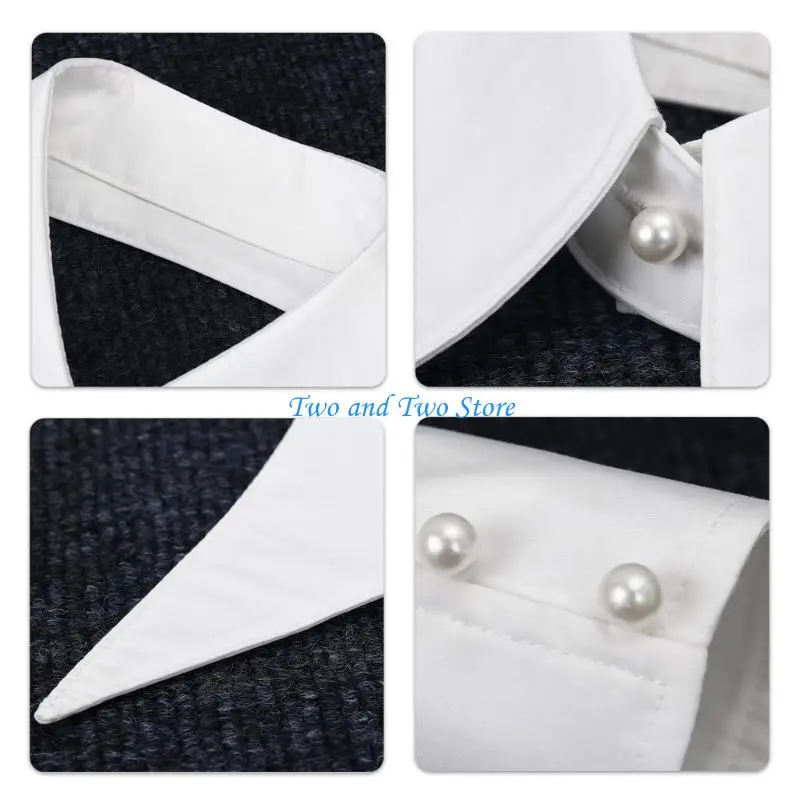 

HX6F Функциональный съемный воротник Хлопковый накладной воротник, обеспечивающий мягкость, воздухопроницаемость и стиль для