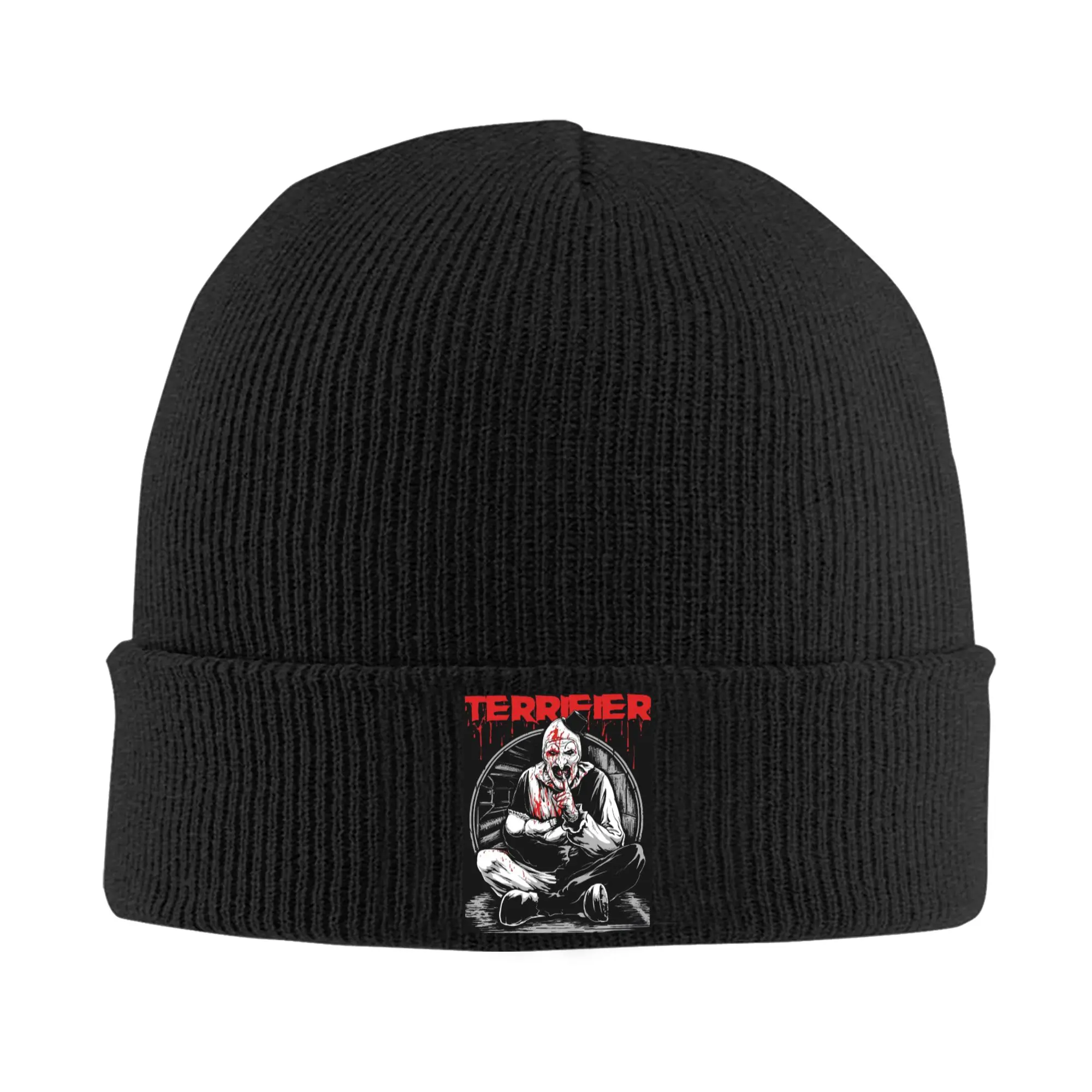 Custom Horror Movie T-Terrifiers Bonnet Hat Hip Hop Knitted Hats Men Women Unisex Adult  Warm Winter Skullies Beanies Caps