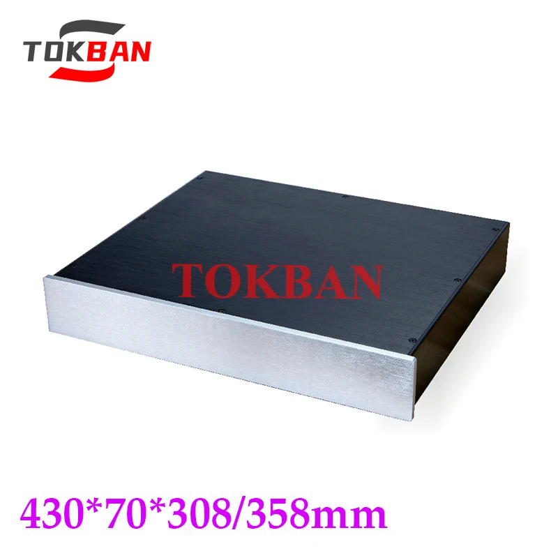 tokban-audio-4307-430-70-308-358mm-aluminum-hifi-preamplifier-chassis-enclosure-diy-amp-dac-decoder-case-shell