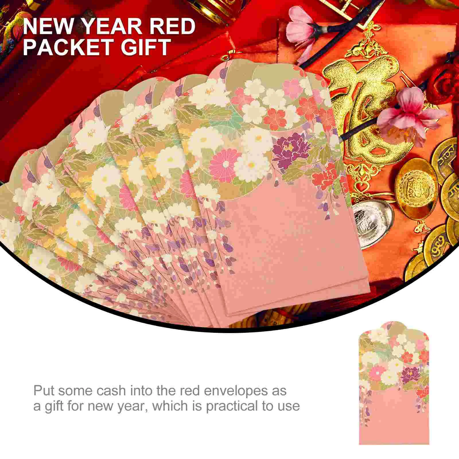 30 Pcs Japanese Style Small Red Envelope Lovely Envelopes Unique Money Pouch Packets Gift Personality Festive Paper Bags