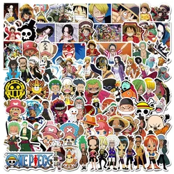 50/100PCS Anime Luffy One Piece Stickers for Laptop Skateboard Guitar Notebook Suitcase Waterproof Sticker Cartoon Decal Kid Toy