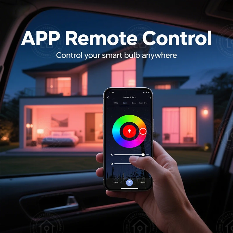 Tuya الذكية LED ضوء لمبة E27 RGBCW 15 واط واي فاي بلوتوث Led مصباح إضاءة ديكوريّة المنزل 220 فولت أليكسا جوجل مساعد التحكم عن بعد #3