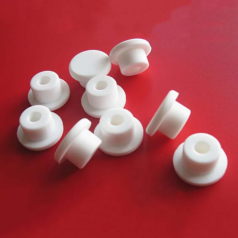 

Diameter 15-37.6mm Rubber Plug Silicone Stopper Waterproof Washer Softness Off White Buckle Hole Sealing Non-slip Foot Mat