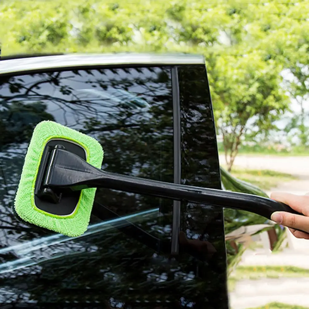 New Car Mop Cleaning Windows Windshield Fog Cleaning Tool Brush Washing Rag Wipe Duster Home Office Auto Windows Glass Cloth