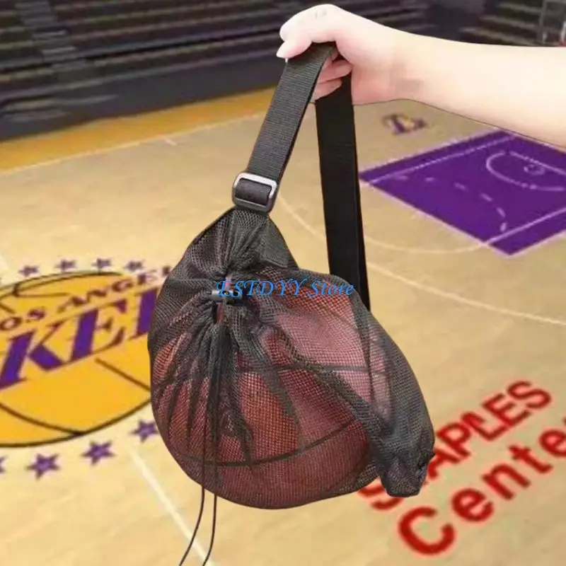 تشمل حقيبة كرة السلة التهوية G6DE للتدريب حزامًا آمنًا للكتف وتخزين رياضة متعددة الأغراض