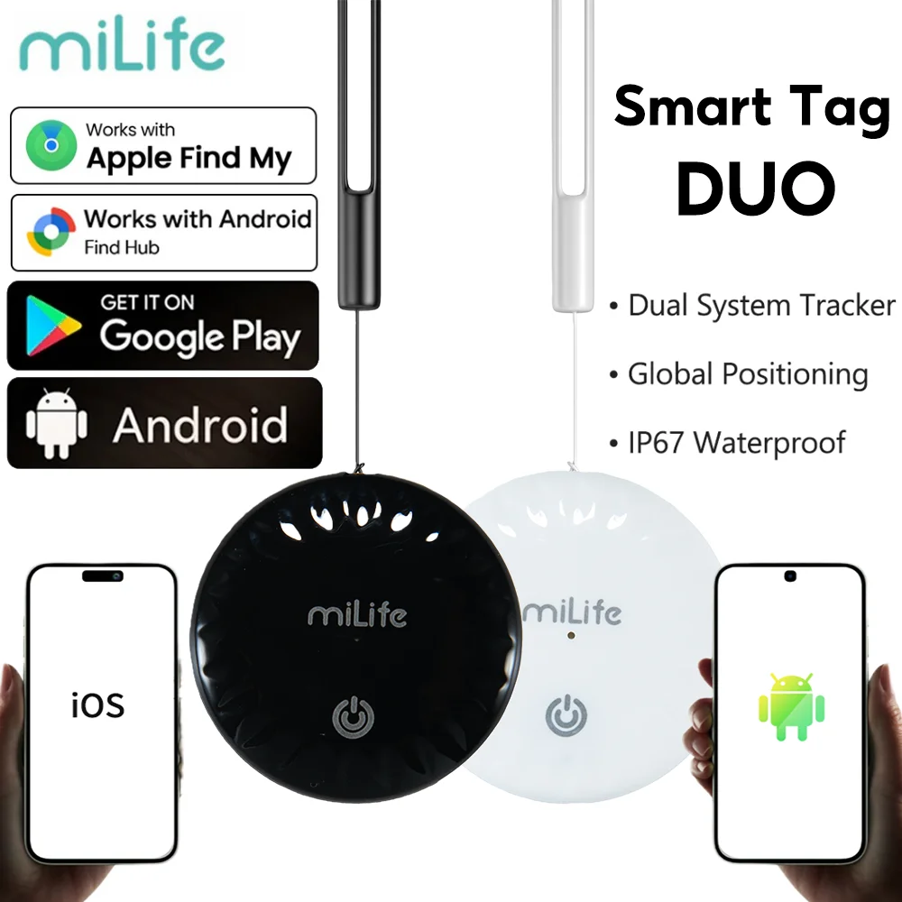 MiLife Duo Item Finder لكل من iOS وAndroid Global Tracking Key Finder Pet Locator Find My APP #1