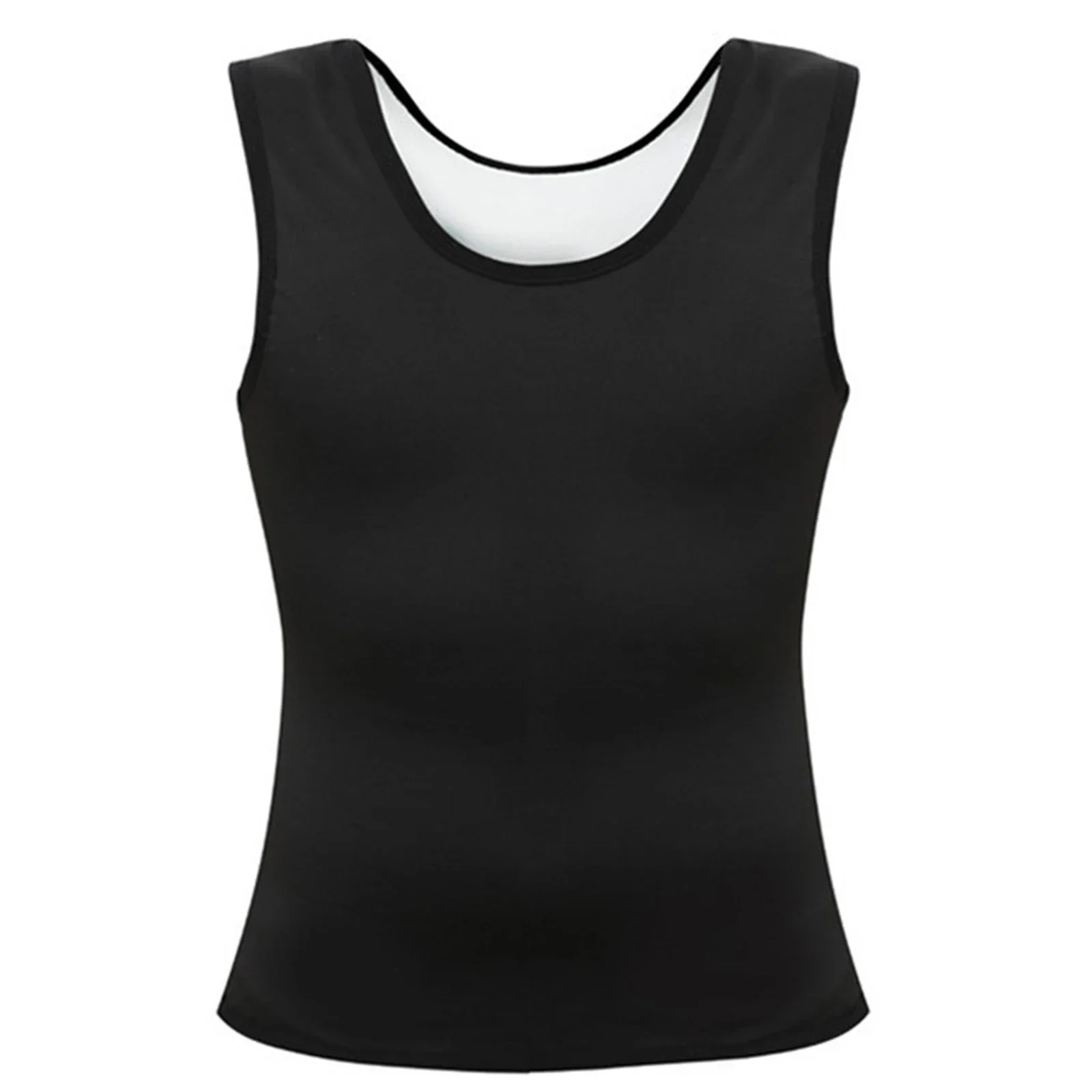 1pc Sauna costume débardeur femmes-chaleur piégeant la sueur Compression gilet, haut Shapewear, exercice de gymnastique polyvalent débardeur Yoga gilet