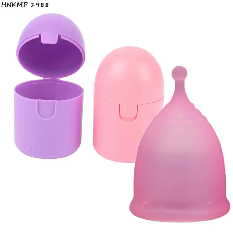 Portable Menstrual Cup Medical Silicone Leak-proof Lady Women Period With Storage Case Feminine Hygiene Product