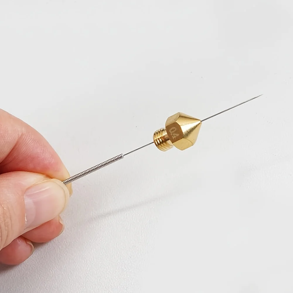 3D Printer Nozzle Cleaning Kit: 0.4mm Stainless Steel Nozzle Cleaner, for Creality Ender 3/K1/MK8/V6 3D Printer Cleaning Needles view 6
