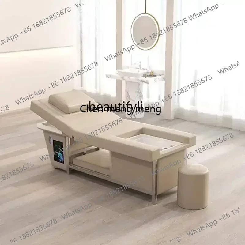 

xxqЭлектрический лифтинг-массажная кровать Спа-салон красоты Массаж головы Ванна для ног Интегрированная кровать Циркуляция воды Фумигация