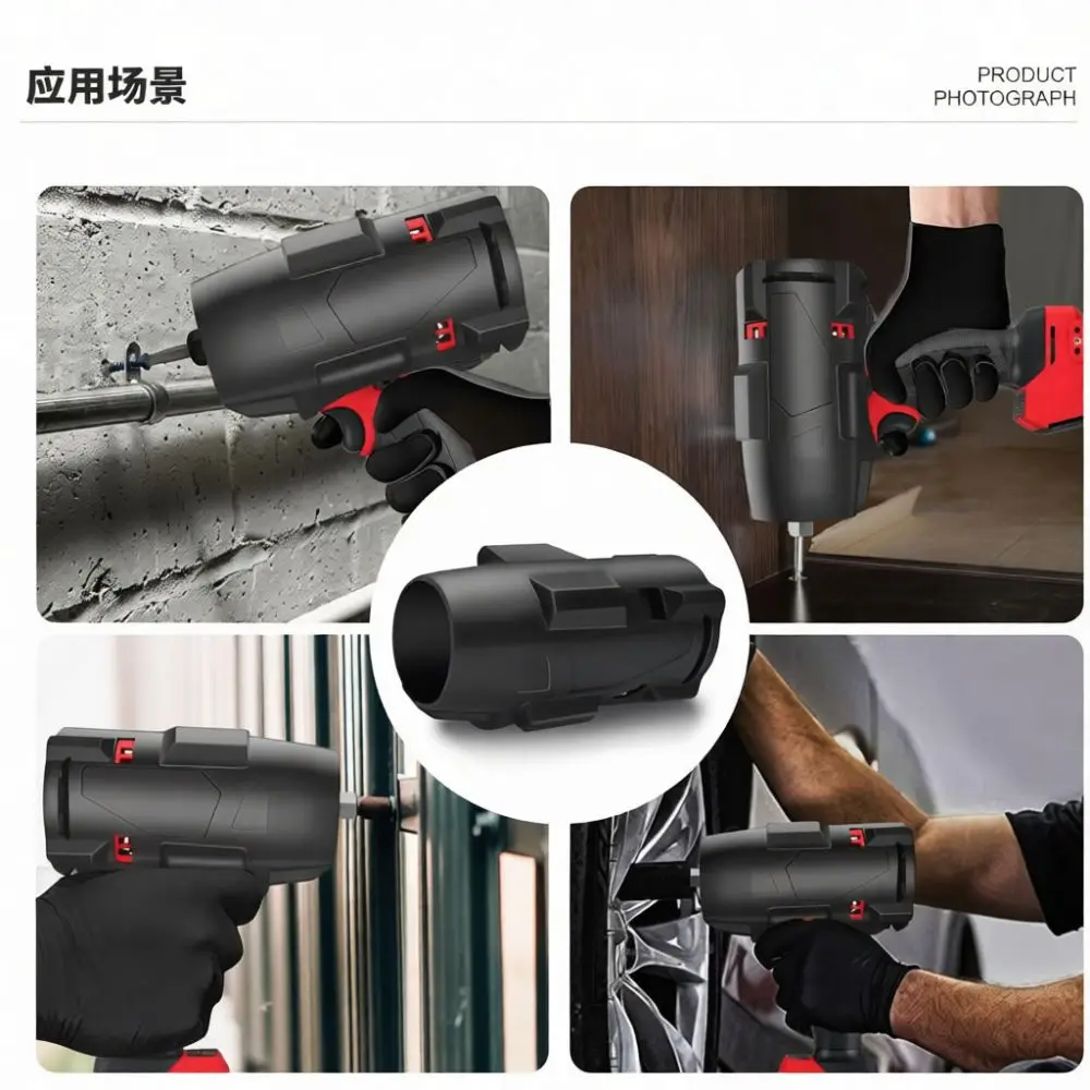 Durable Silicone Case Protective Boot Fit For Milwaukee M12 49 16 2551 2551 20 Impact Wrench Skin Abrasion Resistance