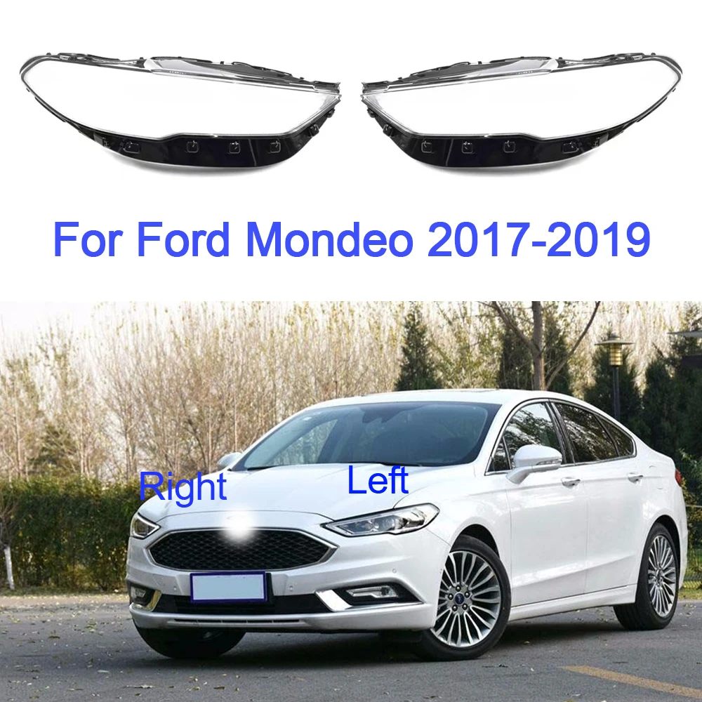 Headlight Glass For Ford Mondeo 2017 2018 2019 Lens Cover Replacement Headlamp Shell Transparent Lamp Cover Car Accessories