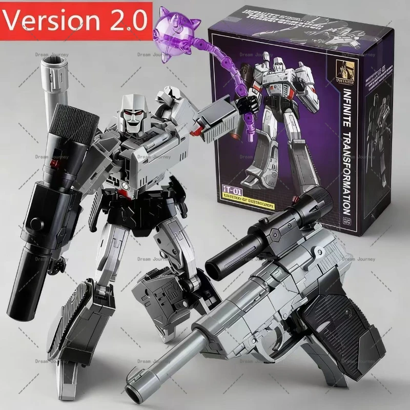 In Voorraad BMB Transformatie Speelgoed G1 MGTron IT-01 2.0 MP-36 Keizer van Vernietiging MP36 IT01 Verbeterde Versie Action Figure Gift