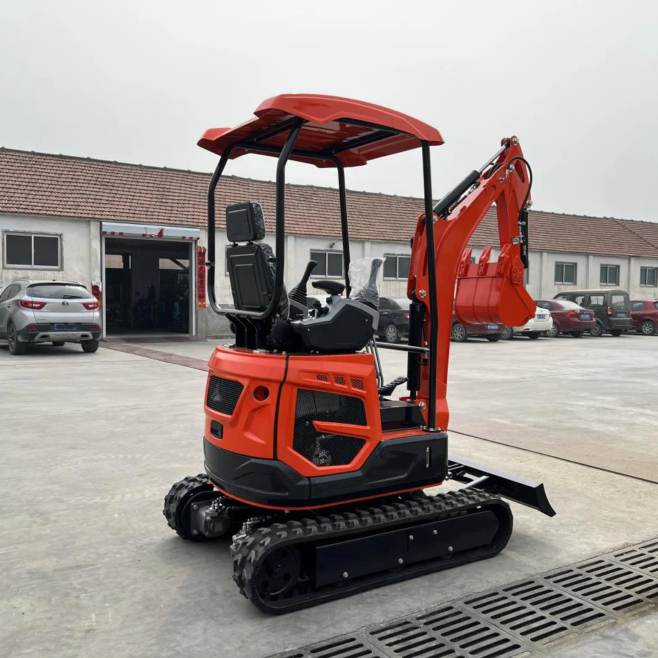 mini Excavator high quality 0.8 1  1.5 ton 2 ton  Digging Hydraulic Small Micro Digger Machine