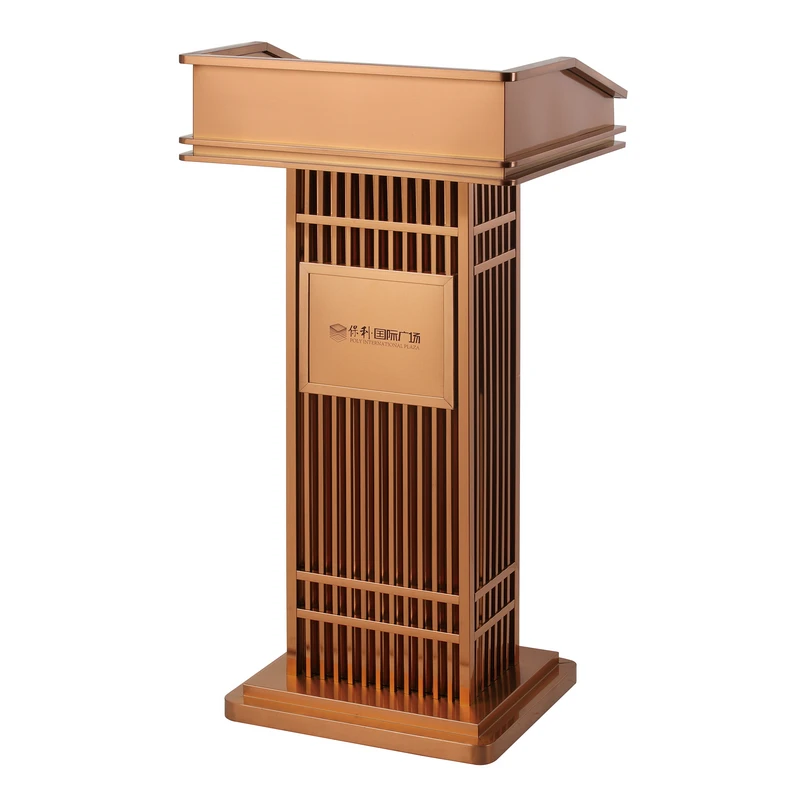 

Lecture stand Speech stand Simple reception Welcome desk Host the speech stand