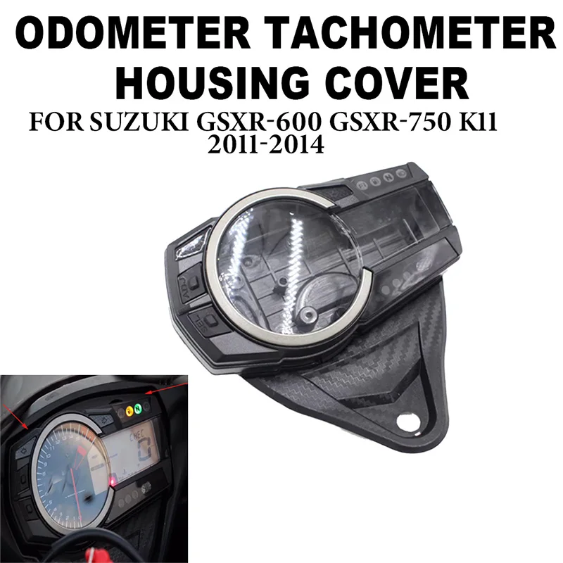 

For SUZUKI GSXR600 GSXR-600 GSXR-750 GSXR750 K11 speedometer instrument case gauge odometer tachometer housing cover 2011-2014