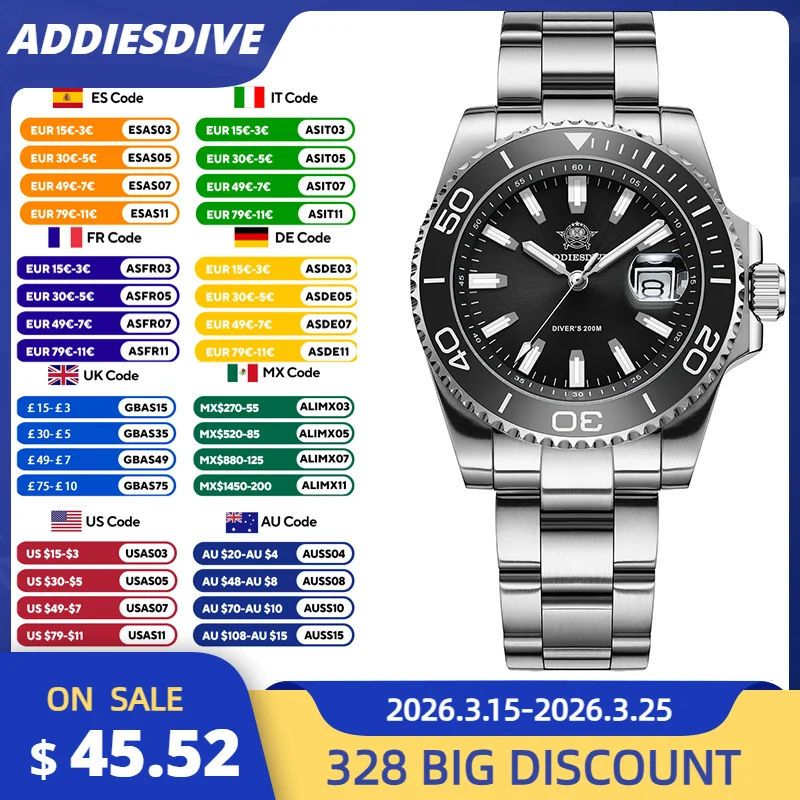 Addiesdive 41Mm AD2…
