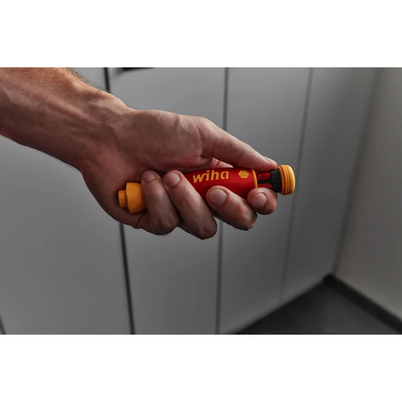 Импортный немецкий набор отверток с изоляцией со сменной головкой Wiha 4 в 1 45296