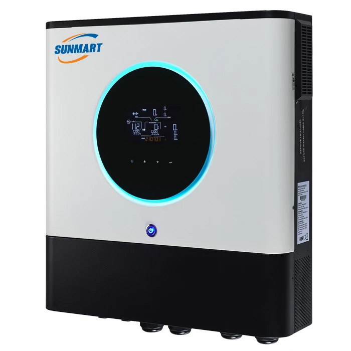 

Axpert MAX II 8KW 48V Solar Hybrid Inverter built in MPPT48V120A solar controller +500 PV input +touchable LCD screen