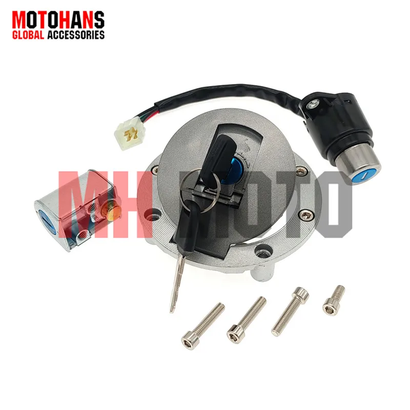 MOTORCYCLE LOCK SET 3 LOCKS IGNITION LOCK FUEL TANK LOCK STEERING LOCK FOR AKT AK125SL NKD125