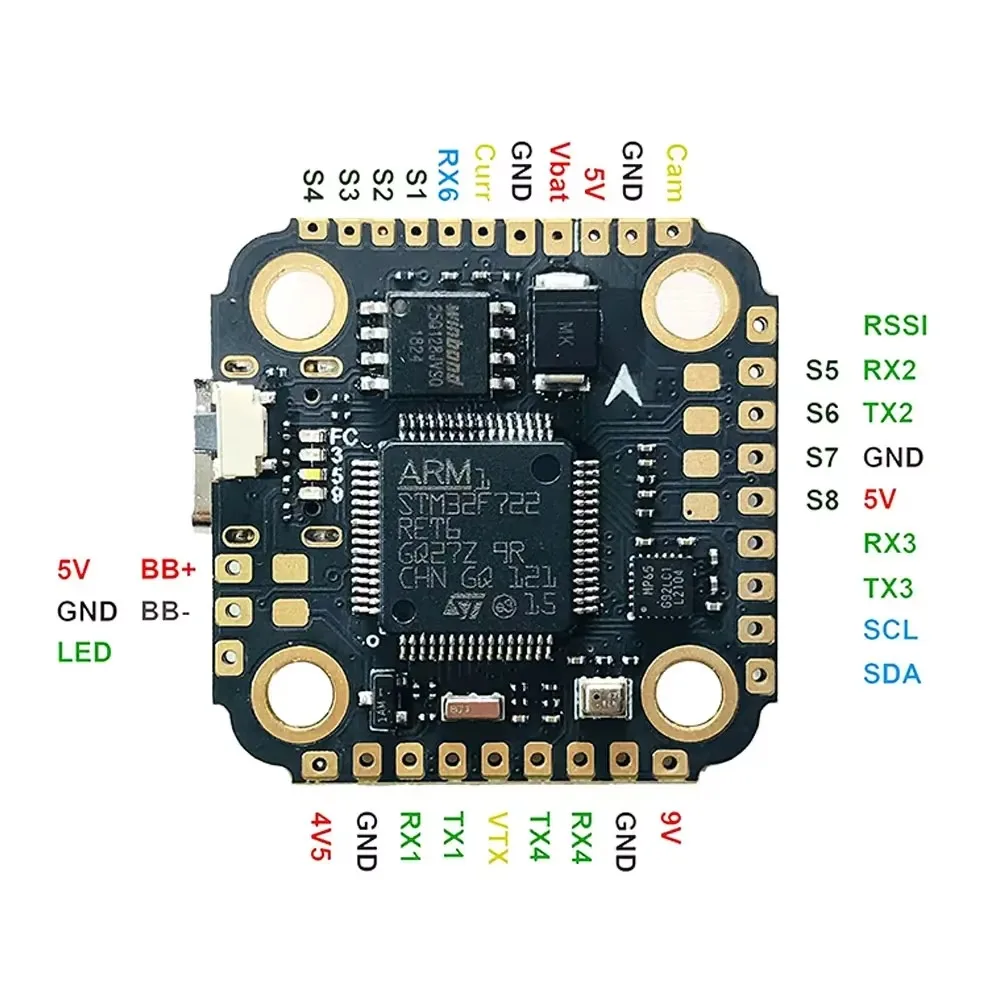 VivaSF7 MINI フライトコントローラー MPU65 - Betaflight Fc F7 のレビューと価格