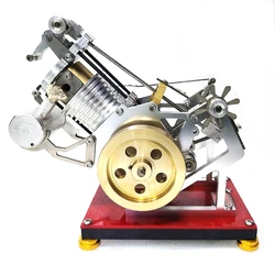 Stirling Engine Model Toy Metal Air-cooled Engine Model Physics Science Experiment Toy Model Gift