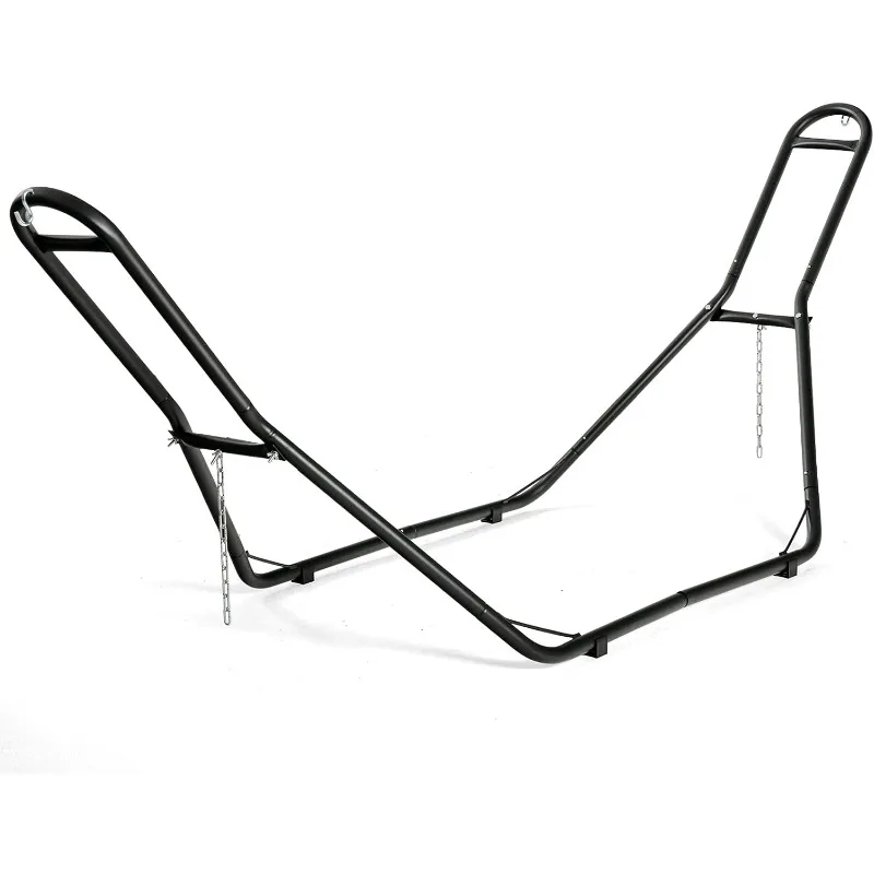 

Giantex Universal 2 Person Hammock Stand Only, Heavy Duty Steel Hammock Frame Fits 9-13 Ft Hammock, 450LBS Capacity,