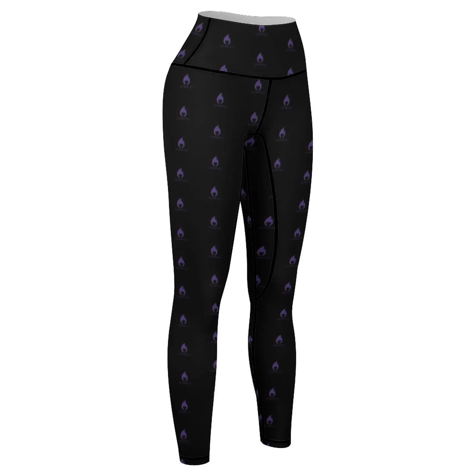 Pixelated Heart Logo - Black Print Version Leggings Pants sport Women sportwear flared Womens Leggings