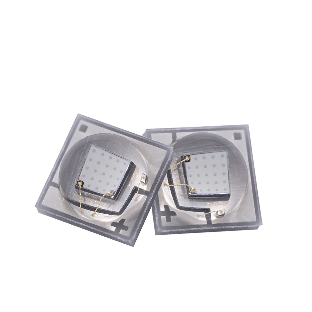 Alta potência smd 3535 3w luz azul 440nm 445nm 450nm 455nm 465nm 470nm475nm 480nm cerâmica chip de peixe led contas de lâmpada de iluminação