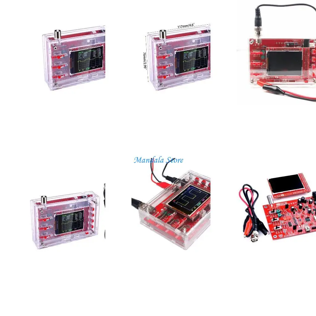 

U2JC Digital Oscilloscope 2.4" TFT Handheld Pocket-Size DIY Parts Fully Assembled