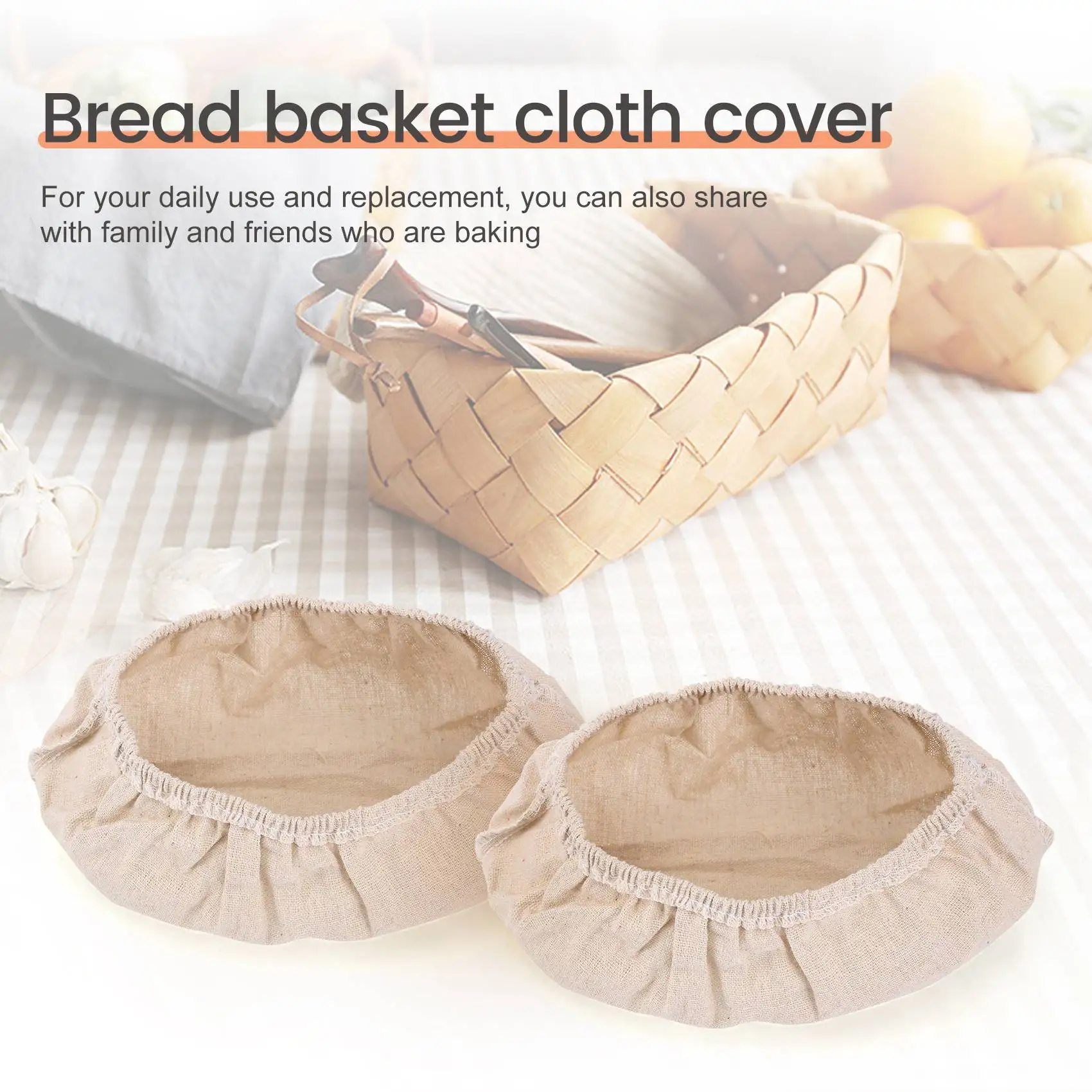 6 pezzi di forma ovale per cestello per lievitazione del pane, in rattan naturale, per pasta da forno, per lievitazione lievitazione del pane, fodera in tessuto