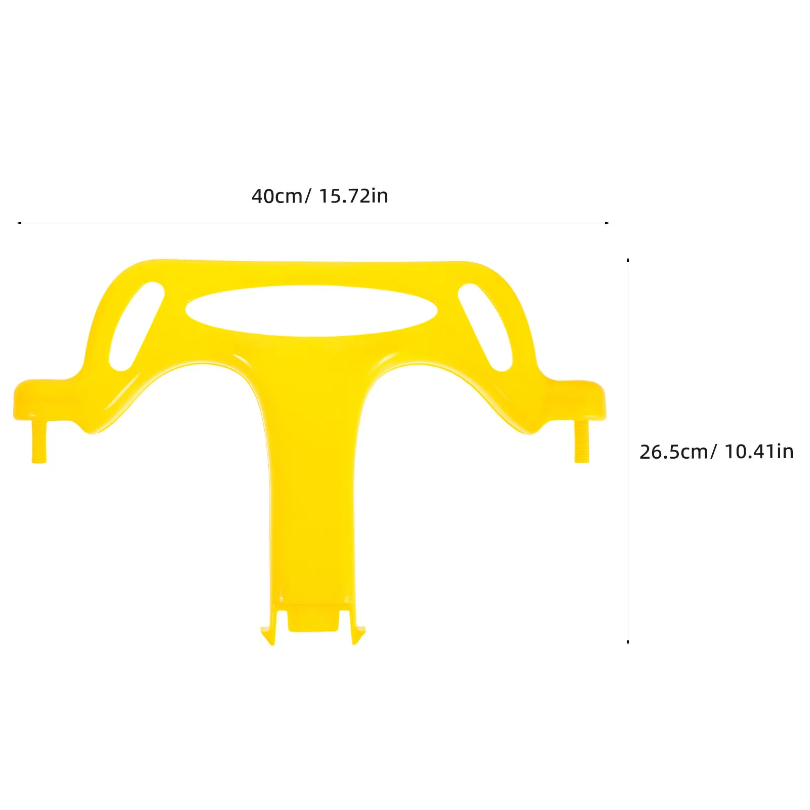 2pcs Kids Swing Safety Handles – Plastic Triangle Handrails for Outdoor Playground Swing Chairs