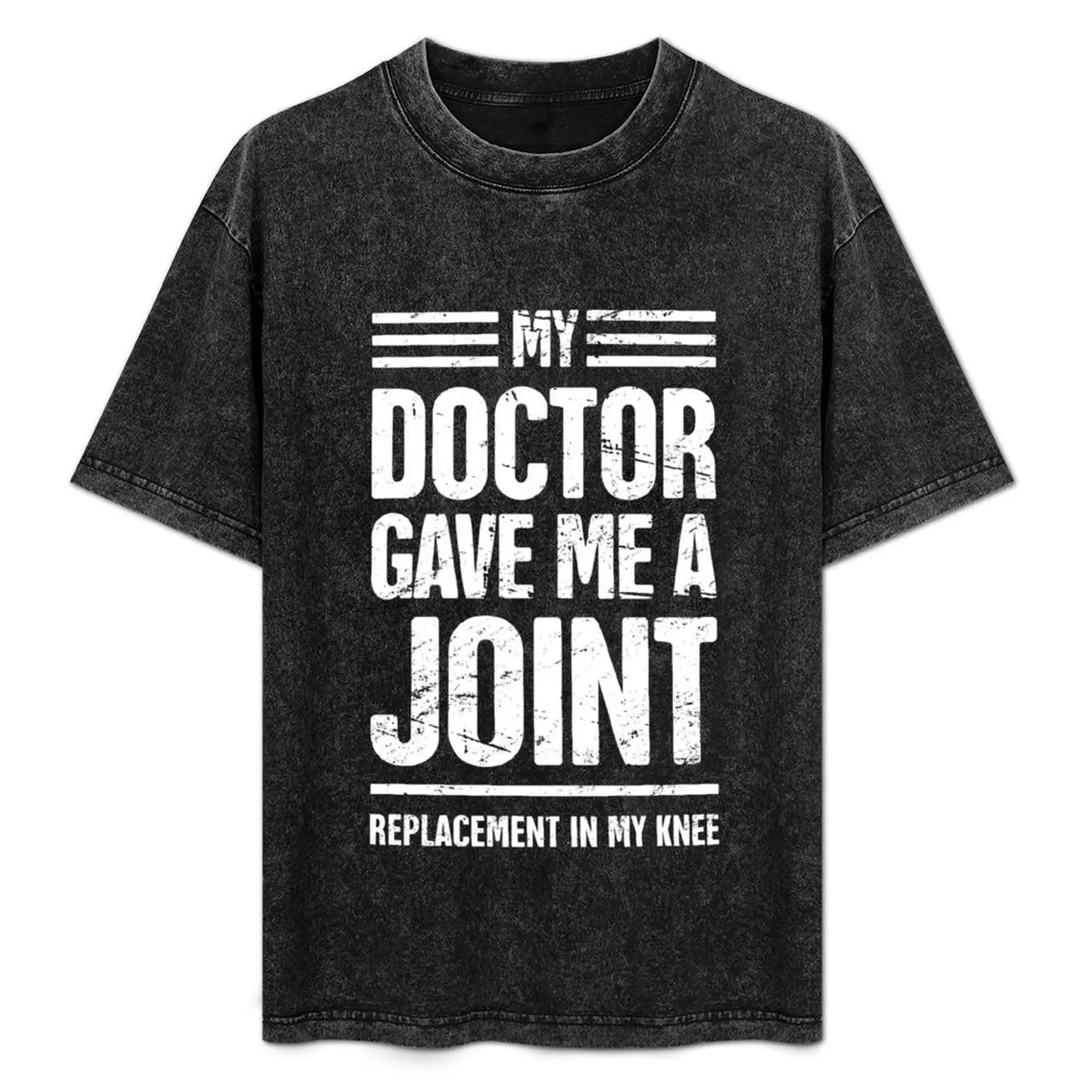 

Funny Joint Replacement Knee Surgery T-Shirt Stylish Print Short Sleeve Tee