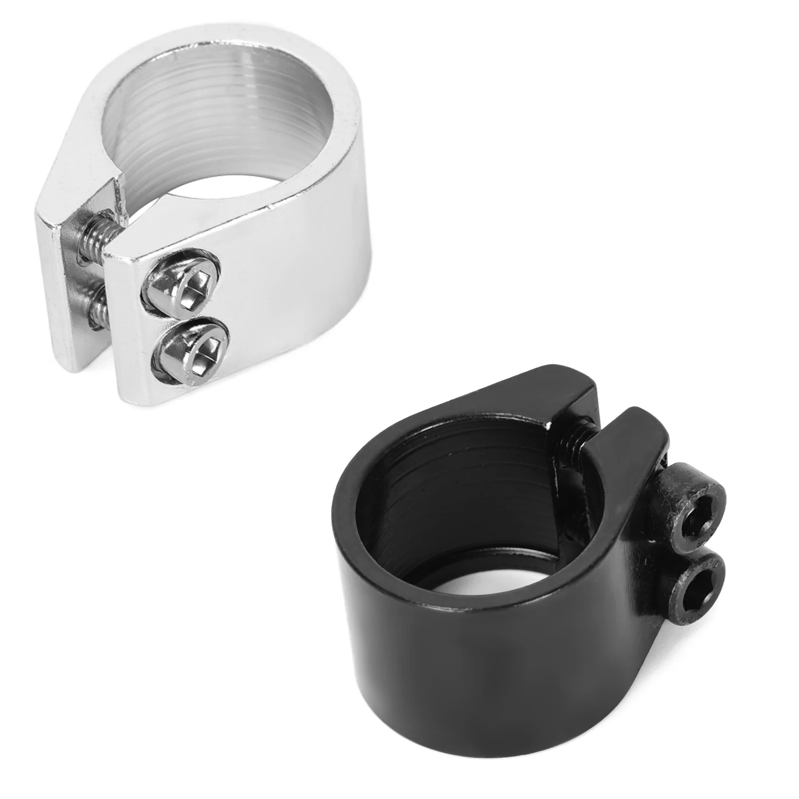Ruimou 1Pcs Aluminum Alloy Bike Seat Clamps 31.8mm Suitable For Securing MTB/BMX Bike Seatposts