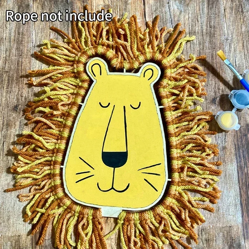 

Высококачественные деревянные заготовки в виде львов, 36 шт., неокрашенные, для граффити, поделок, декора для вечеринок, дома и фестивалей