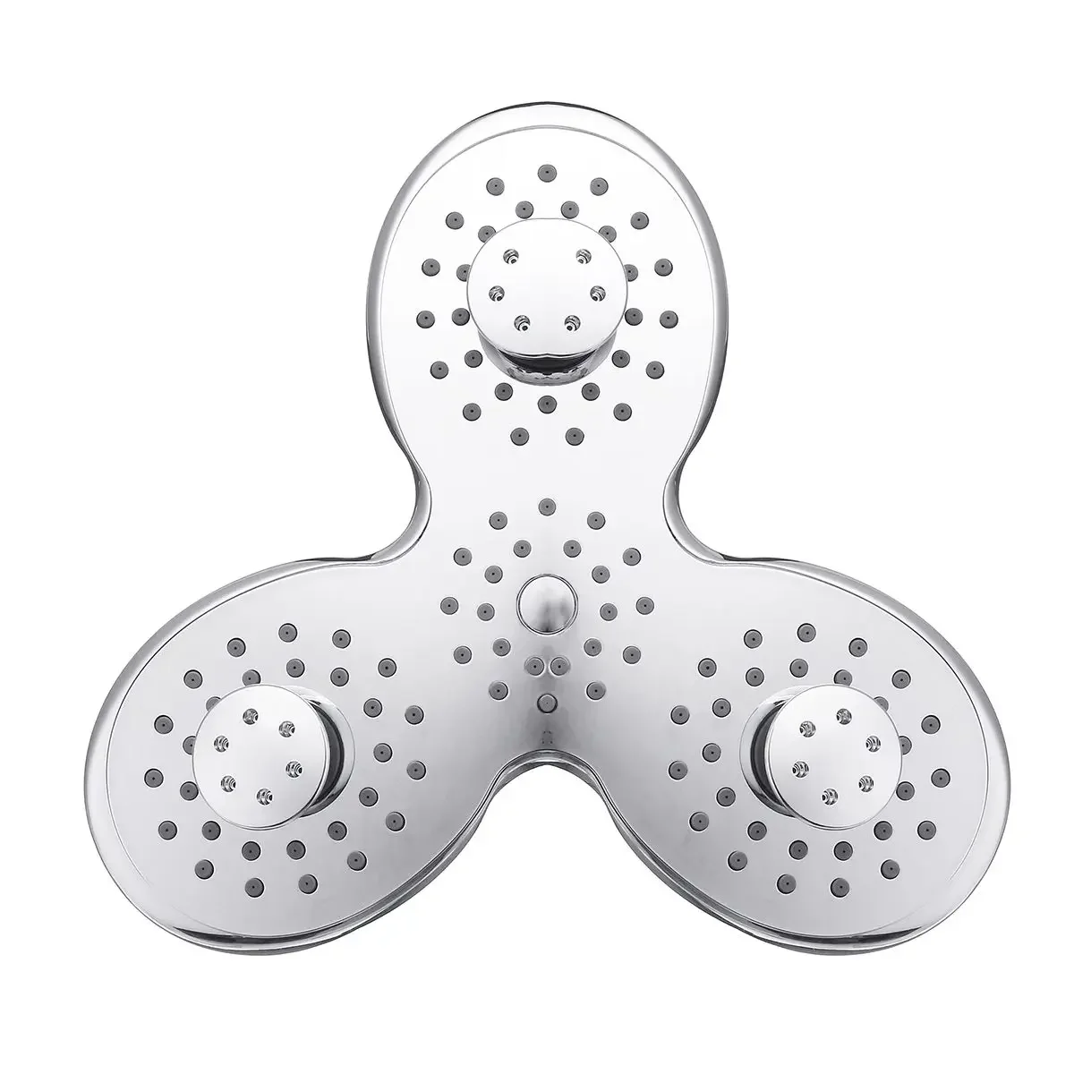 

3 функции в форме лепестка для ванной комнаты, верхняя насадка для душа с дождевой насадкой, спа-насадка, 10-дюймовая насадка для душа из АБС-пластика для ванной комнаты