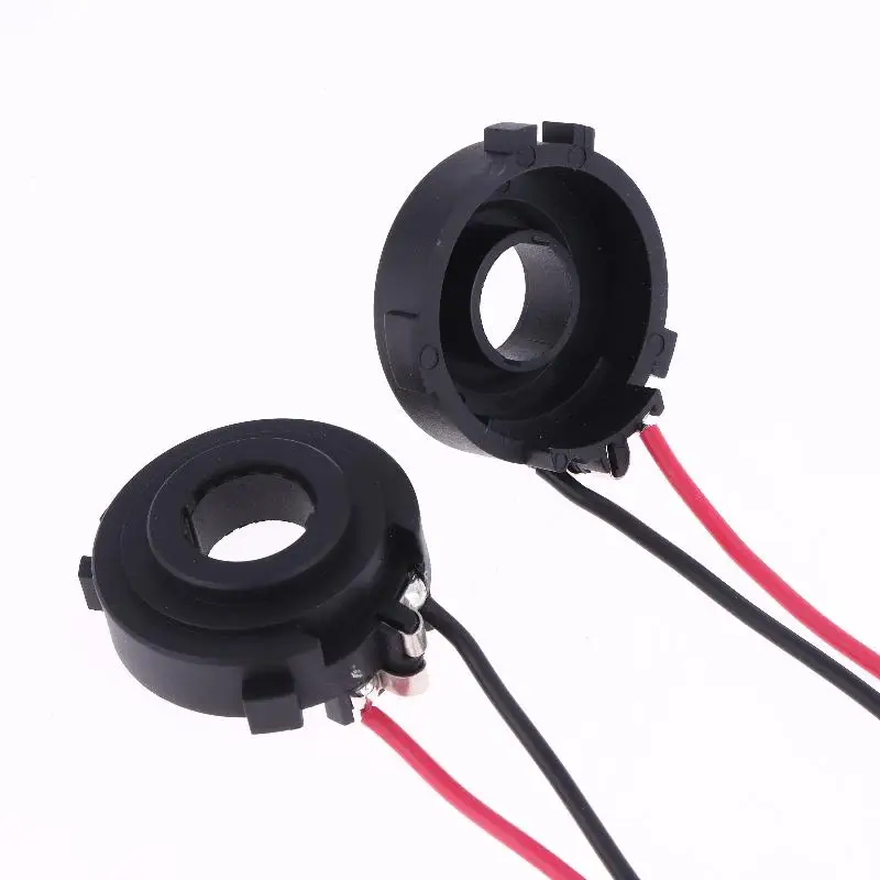 NEW 2Pcs Headlight Bases Retainers For Golf 7 MK7 MK6 Tiguan Sharan Multivan Touran Scirocco Passat B7 H7 LED Socket Adapters