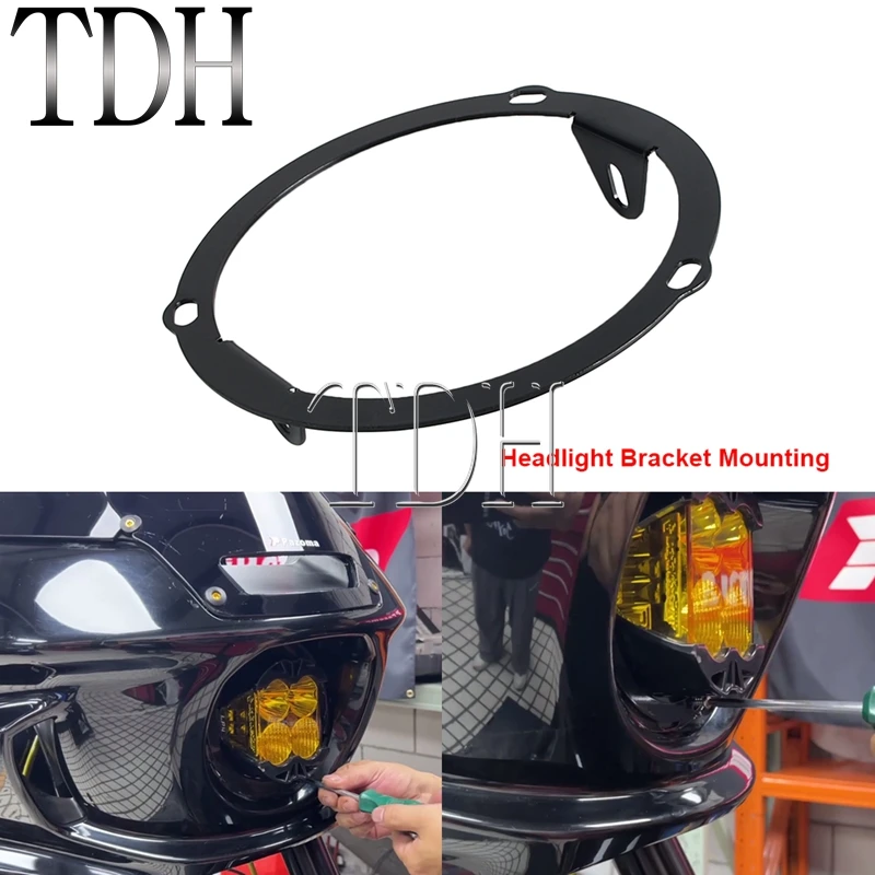 

Монтажный кронштейн для фар мотоцикла, кольцо для Harley Softail Low Rider ST FXLRST 117 EI Diablo FXRST для Baja Light
