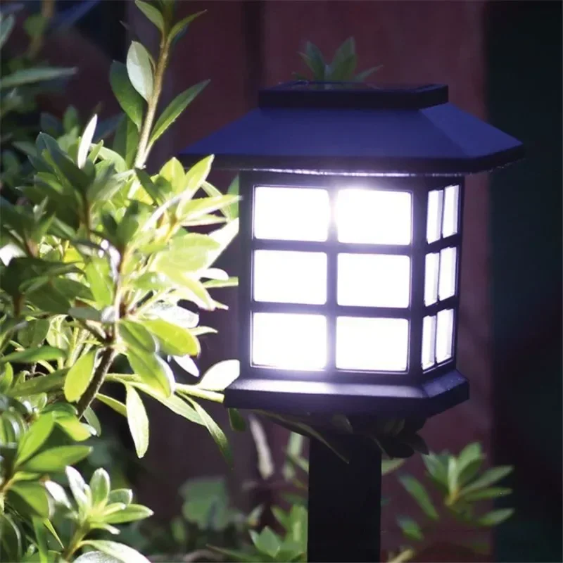 1 Pcs Solar Pathway Lights, Outdoor Solar Lamp Waterproof Landscape Lighting for Garden,Yard,Patio,Walkway,Driveway Decor