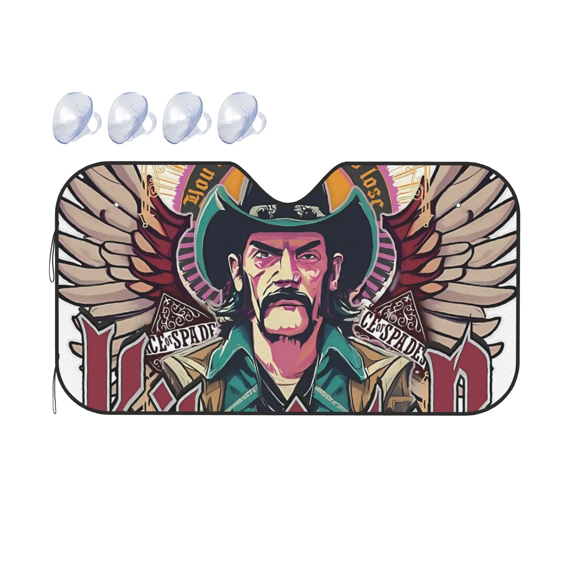 

Солнцезащитный козырек на лобовое стекло Lemmy Kilmister