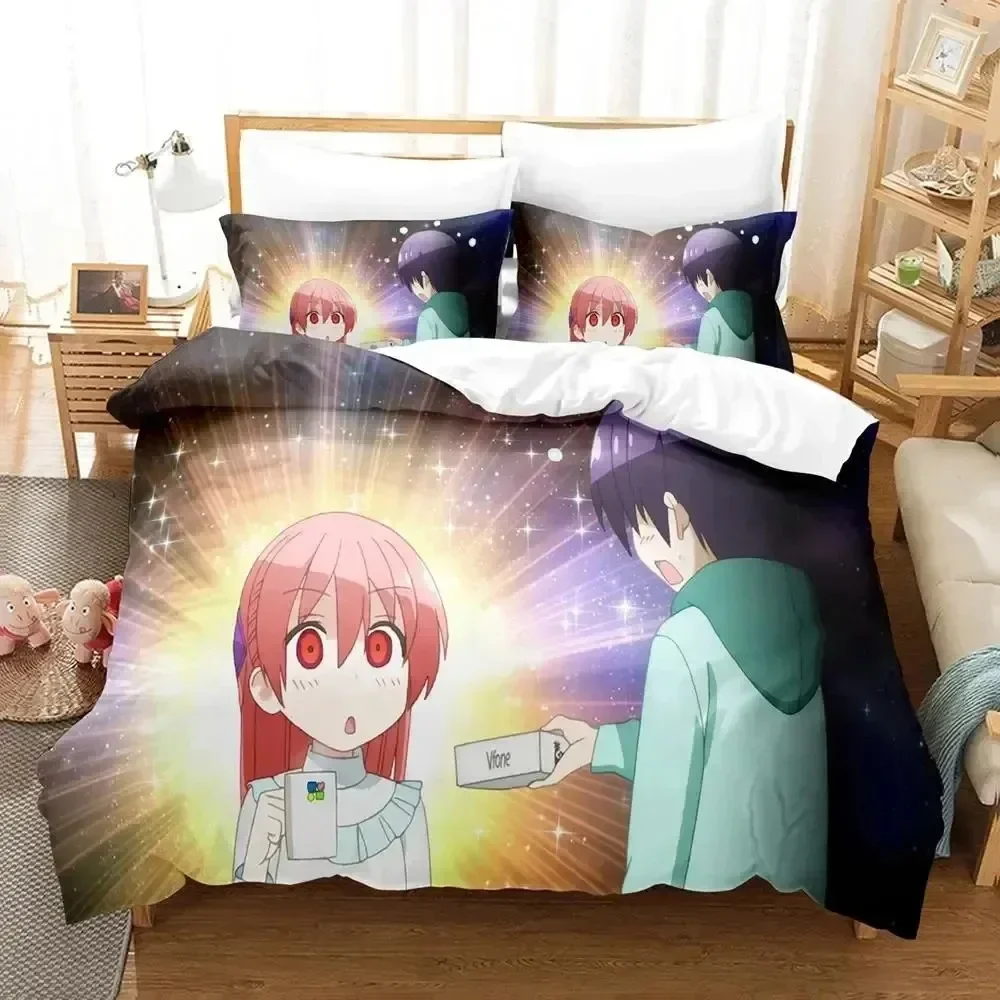 Luxury New 3D Print Anime TONIKAWA Over The Moon For You Bedding Set Duvet Cover Bed Set Quilt Cover Pillowcase Queen Boys Adult