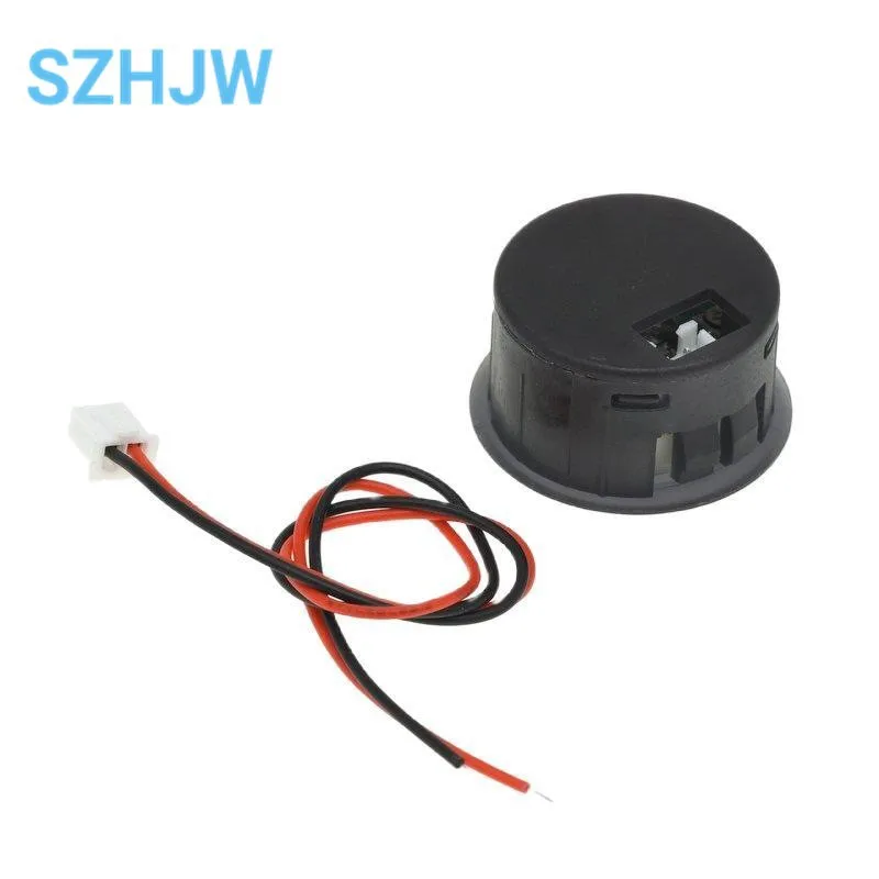 DC 4-100V LED Digital Display Circular Two-wire Voltmeter DC Digital Voltmeter Head Display Reverse Connection Protection Tools