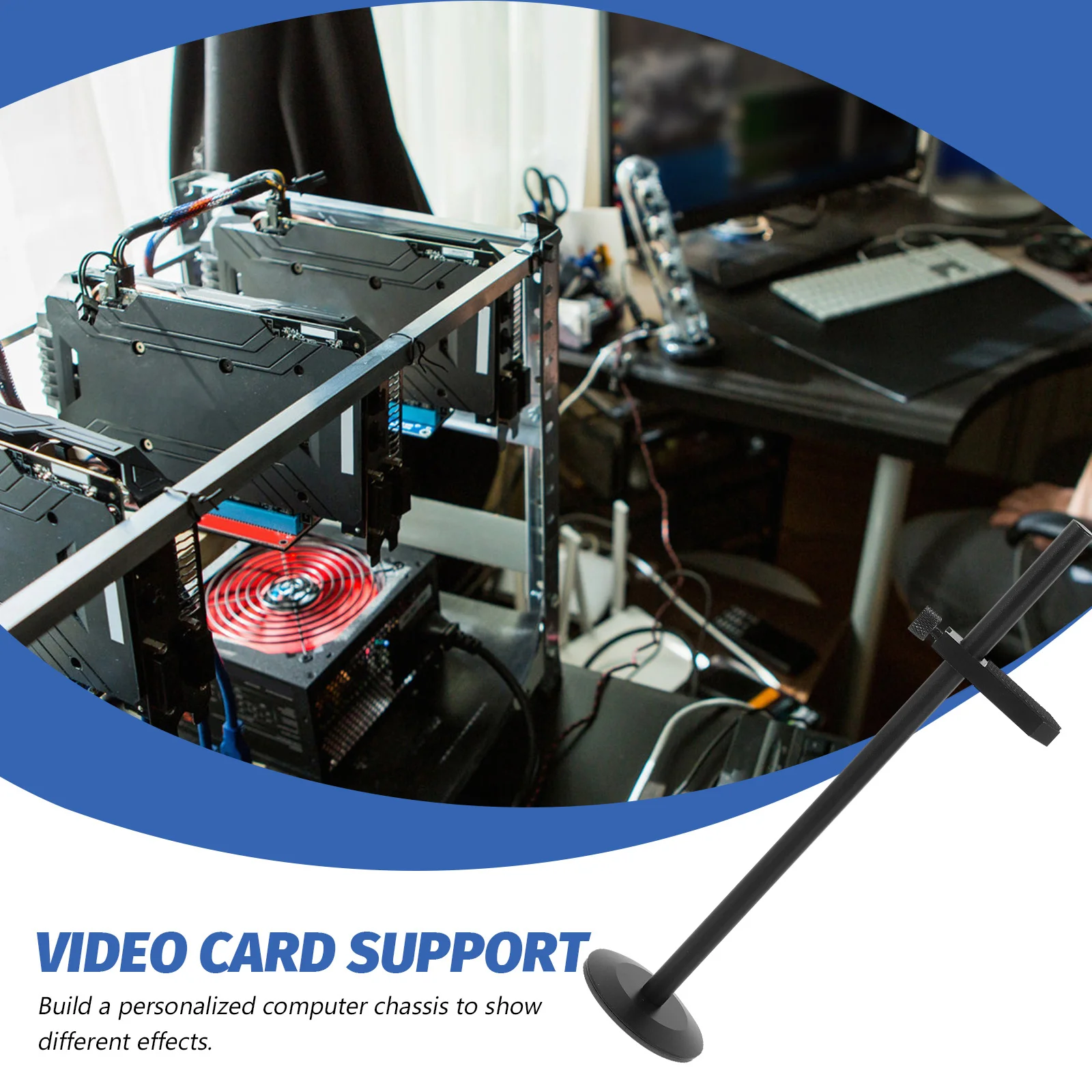

Computer Graphics Card Holder for with Stand Antisag Bracket Gpu Aluminum Alloy