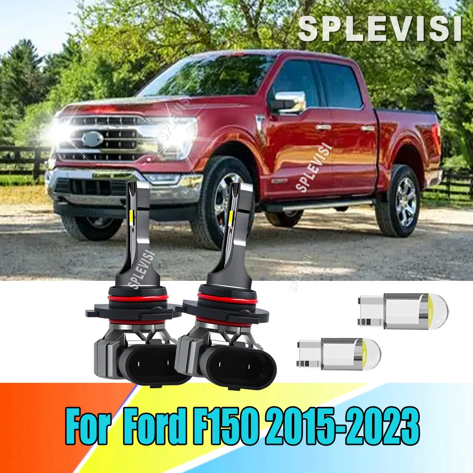 High-Performance 9005 H11 H10 LED Headlight Fog Light High Low Beam For Ford F150 2015 2016 2017 2018 2019 2020 2021 2022 2023