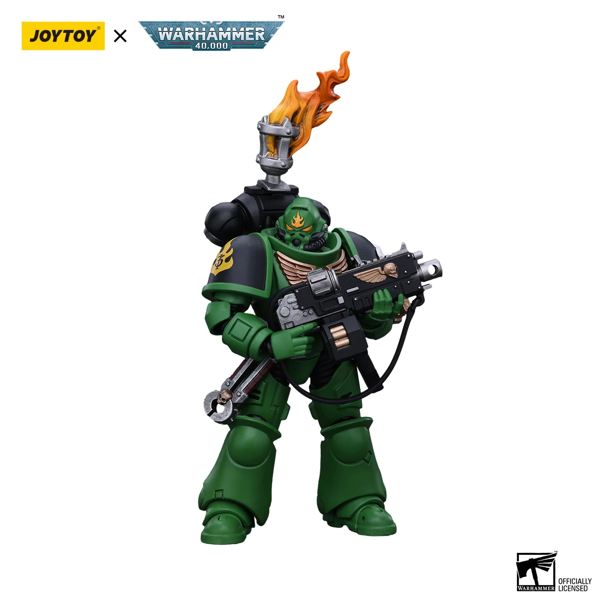 [Pre-order] JOYTOY 1/18 Warhammer 40,000 Action Figure Salamanders Intercessors Sergeant Tsek'gan Model gift