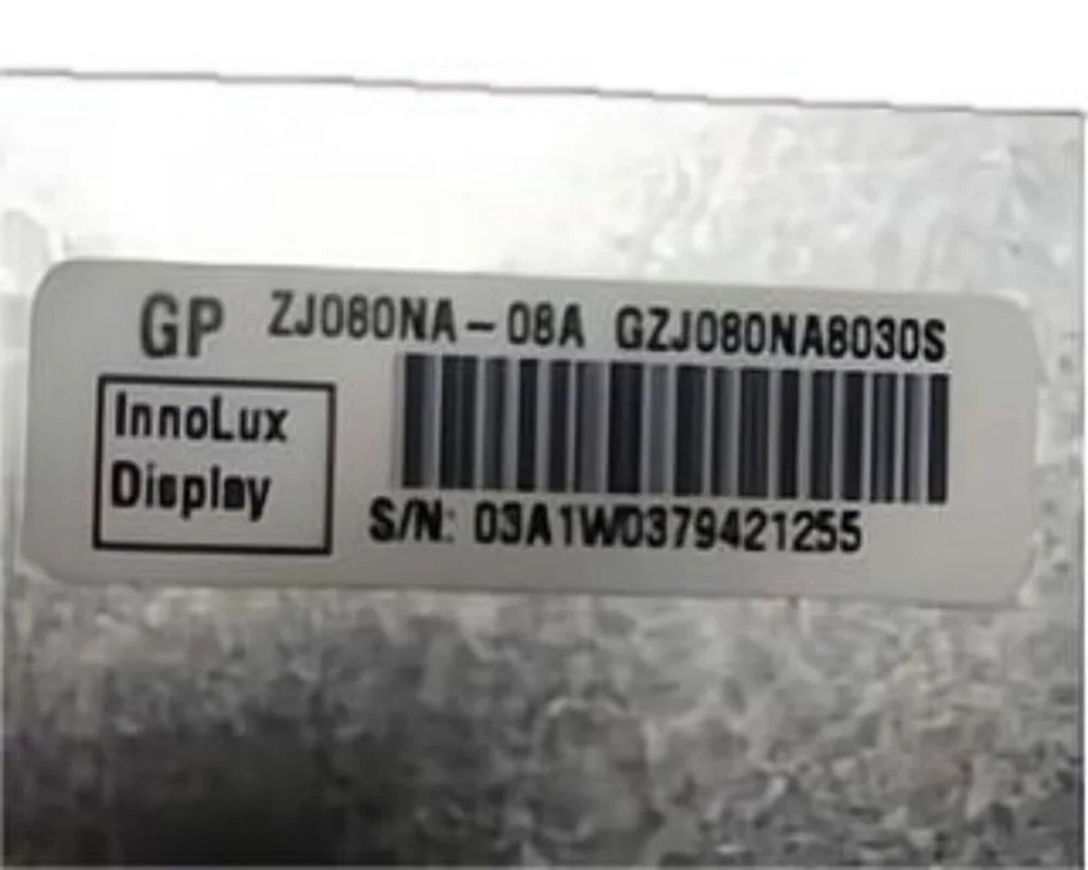 Original A+8-inch ZJ080NA-08A LCD display screen