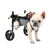 Dog Recovery Products Pet Wheelchair For Handicapped Hind Legs Small Dog Cat Doggie Puppy Walk Stainless Steel Dog Wheelchair
