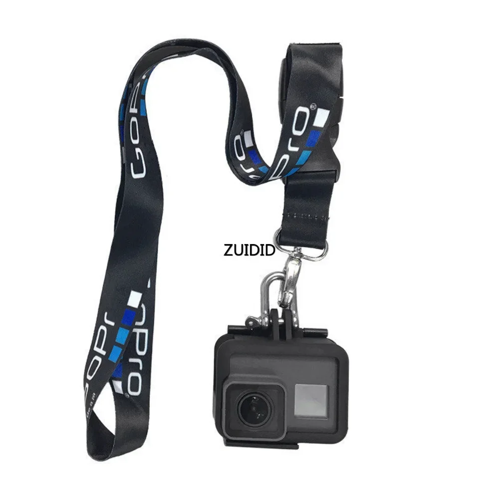 For GoPro Hero 12 11 10 9 Detachable Lanyard Anti-lost Neck Strap For SJCAM EKEN Camera Quick Release Buckle Go Pro Accessories